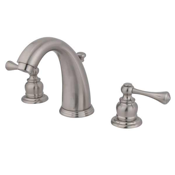 Kingston Brass Widespread Bathroom Faucet, Brushed Nickel GKB988BL